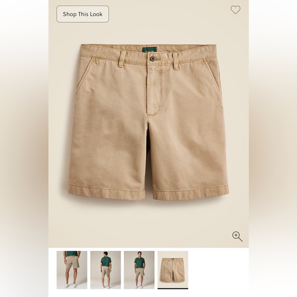 J. Crew Tan Flat Front Shorts Classic Style - Picture 1 of 9